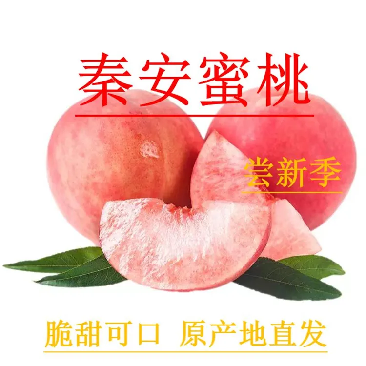 甘肃特产秦安蜜桃仓房早生中果（普通快递）