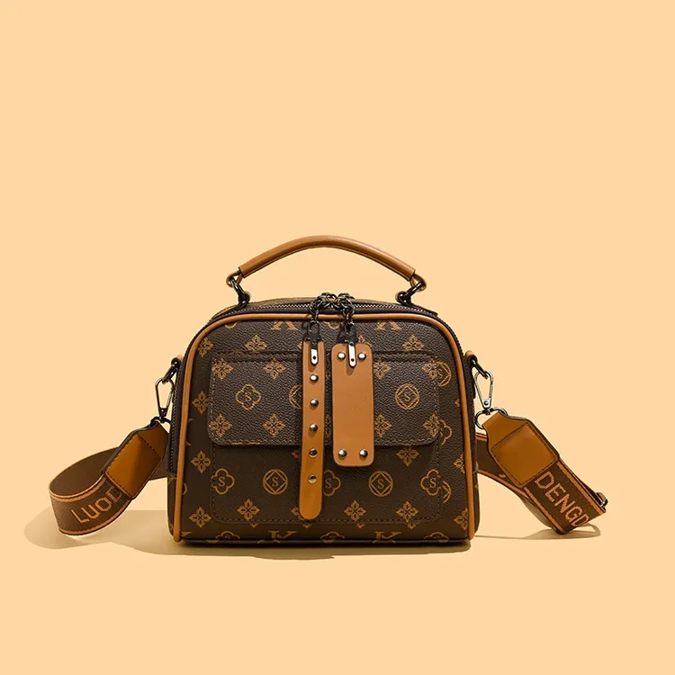 2025新款时尚气质手提包洋气百搭单肩斜挎包通勤包包轻奢复古女包