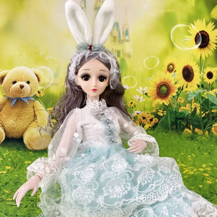 60厘米兔女郎公主洋娃娃女孩儿童玩具生日礼物