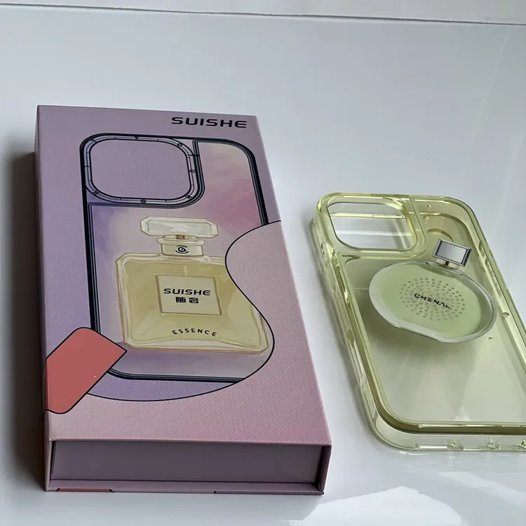 适用苹果16Pro Max香水手机壳苹果15Pro Max手机壳