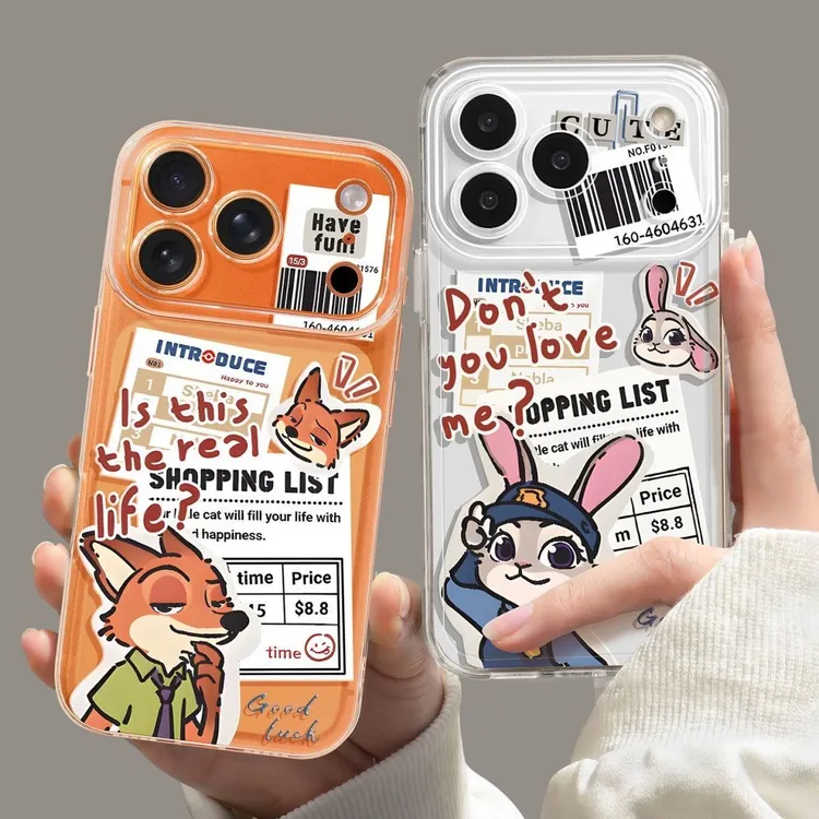 尼克朱迪情侣适用iphone17Promax/16太空手机壳华为P70vivo小米15