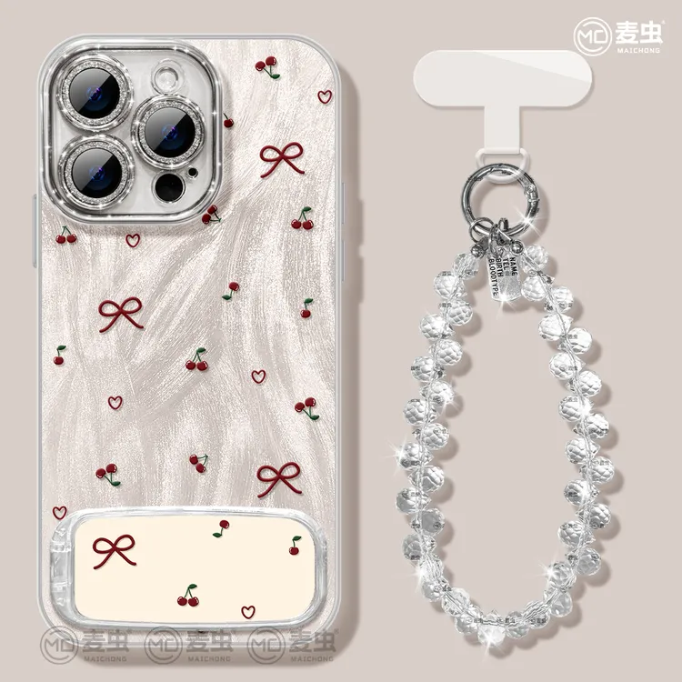樱桃支架适用于Mate70华为苹果16promax手机壳iPhone15高级小米