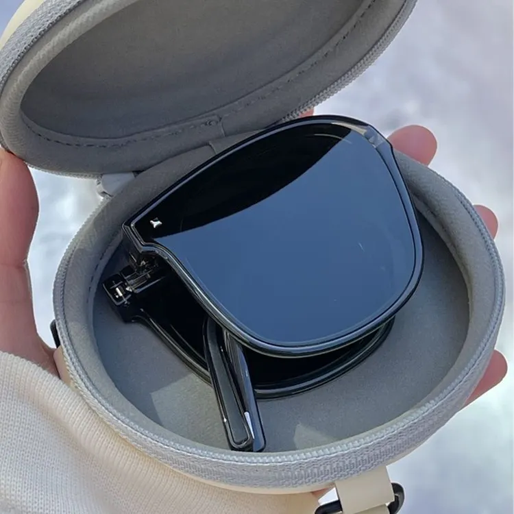 小巧便携防紫外线驾驶太阳镜女时尚轻便遮光眼镜男圆脸长脸方脸椭