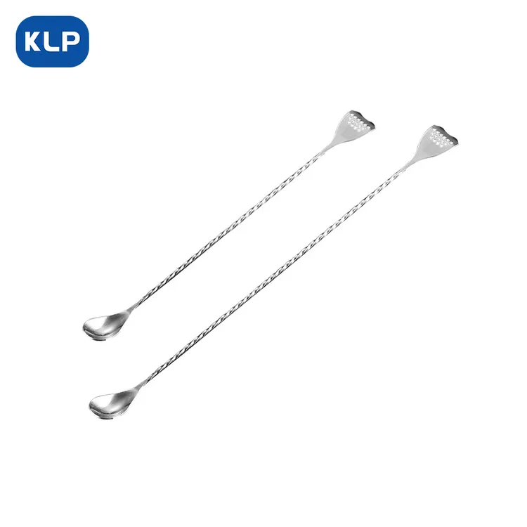 KLP搅拌勺搅拌棒长柄奶茶过滤调味搅棒加厚两用见商品包装螺纹