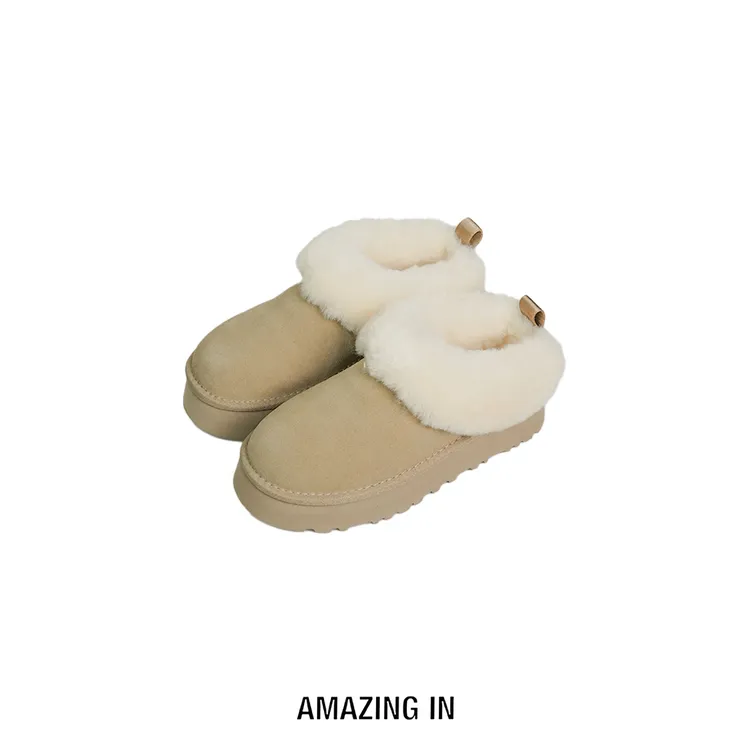 AMAZING IN | 羊皮毛一体 | 雪地半拖靴女A251101-AI5ADSB253581