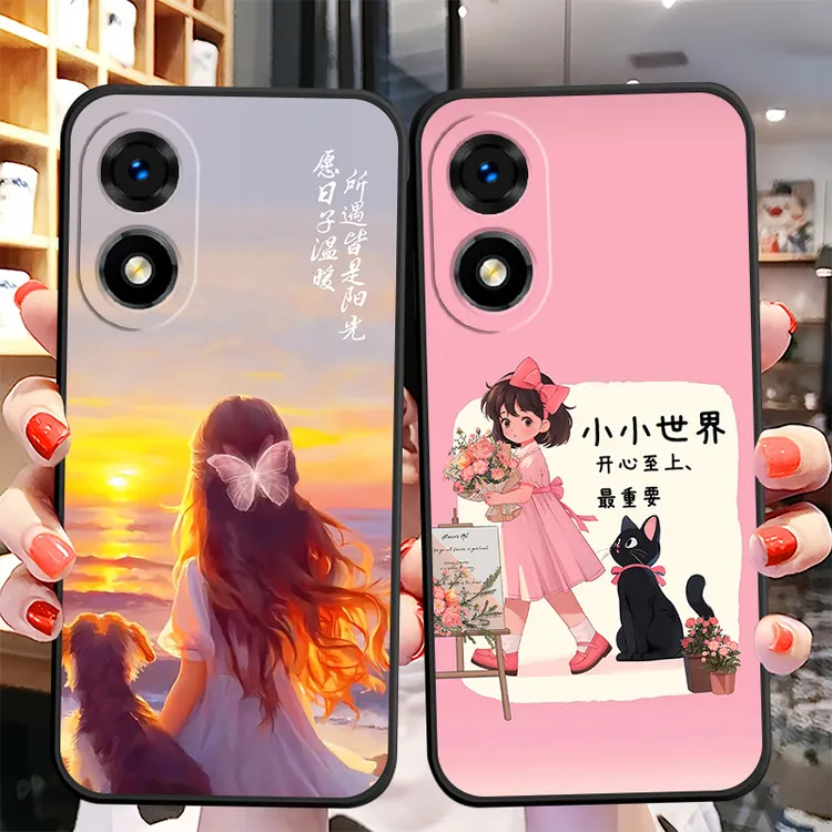 OPPOA2X手机壳PJS110硅胶防摔全包软壳简约女款镜头保护套A2x新