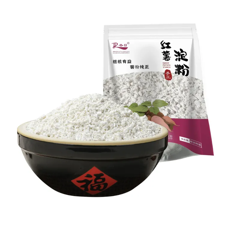 DR/冬日无砂颗粒红薯淀粉3斤1斤苕粉麻辣烫粉皮原料