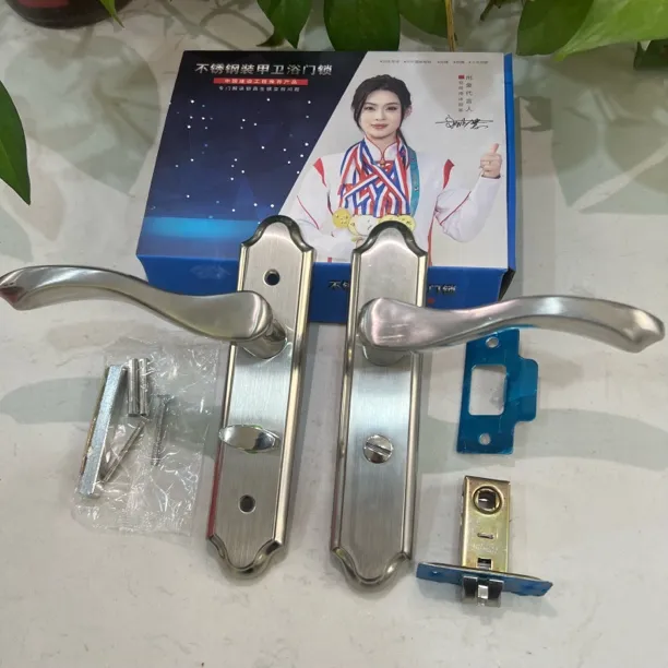 （拍一发十）卫浴卧室锁家用不锈钢锁芯卫生间门锁卫浴门锁卧室门锁