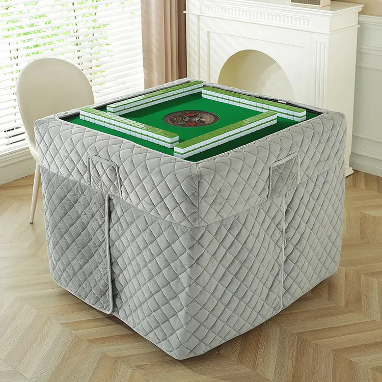 麻将机棉罩加绒烤火罩桌子罩套正方形罩布电暖炉烤火罩套新款棉套