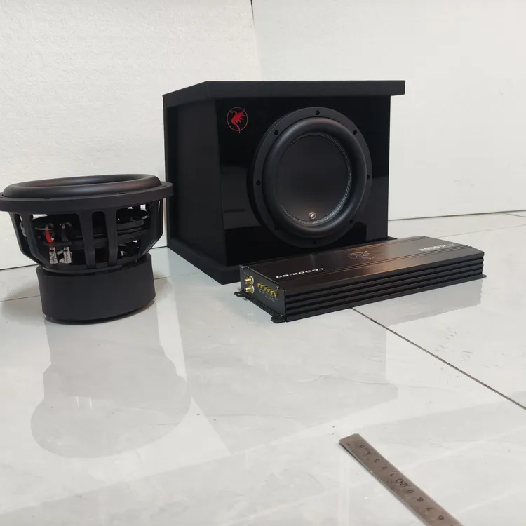 发烧级10寸三磁双音圈火凤凰高端密封箱无源低音炮火凤凰低音炮