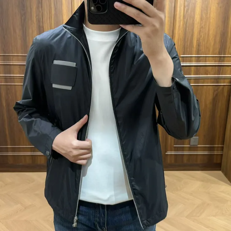 秋冬｜男士轻奢商务立领简约百搭休闲外套7310