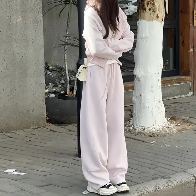 2025春秋新款网红爆款时尚洋气卫衣套初秋初秋穿搭纯色卫衣套装裙