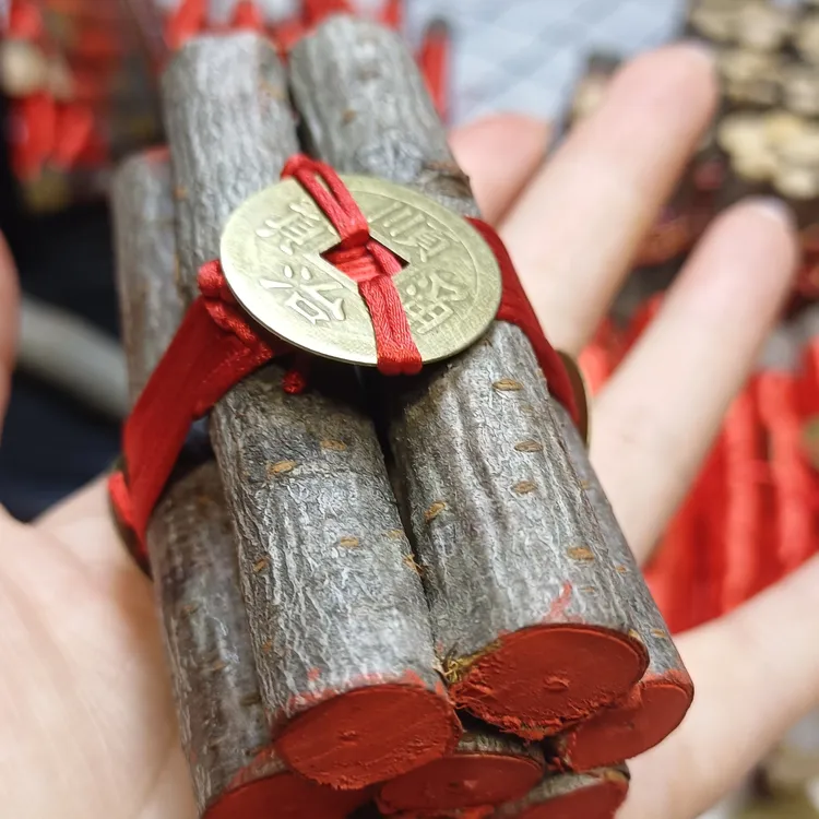 野生东南老桃木挂件婴儿防惊 吉祥纳福乔迁门厅摆件