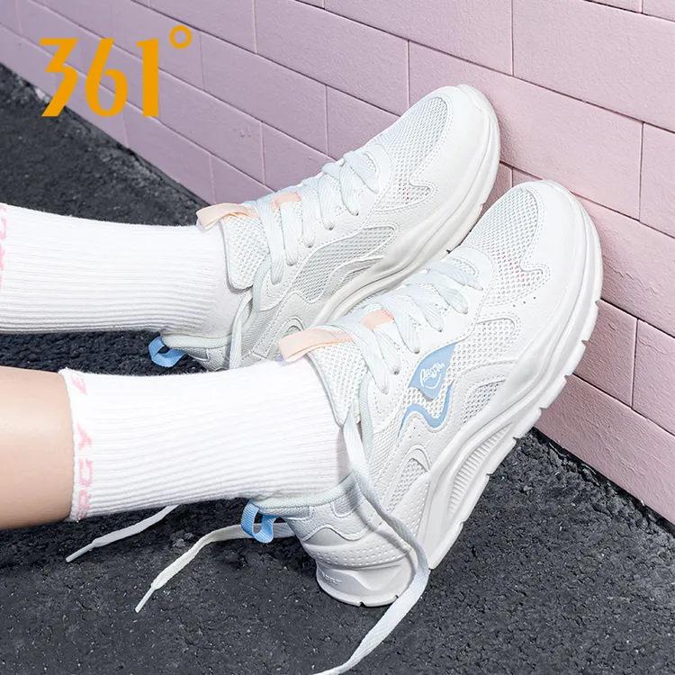 361女鞋子2025夏季新款网面透气跑鞋时尚百搭运动鞋女轻便休闲鞋