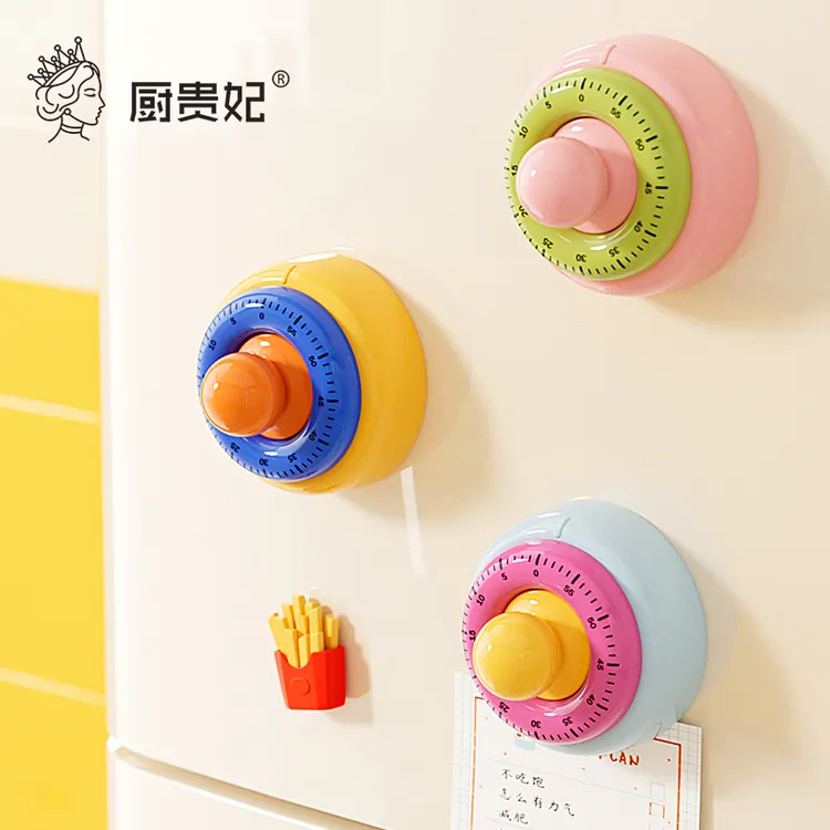 CUGF/厨贵妃计时器厨房提醒器磁吸机械计时器烘焙可视化定时器