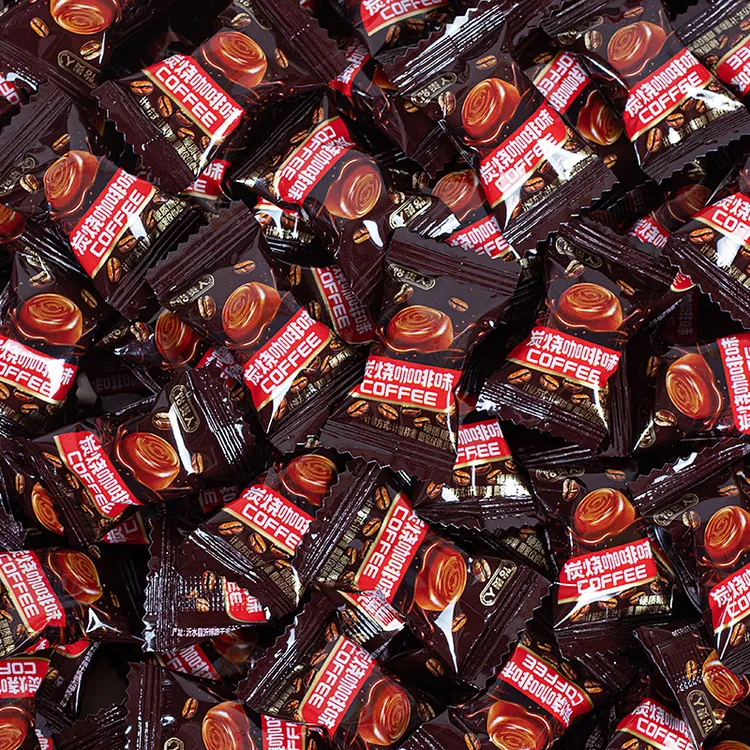 【100颗1袋500g】特浓咖啡糖休闲零食炭烤咖啡味糖果办公室招待糖果商品图