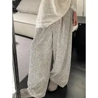 【小宅女专属】韩国东大门25秋冬雪尼尔加厚绒小香风慵懒ins拖地裤