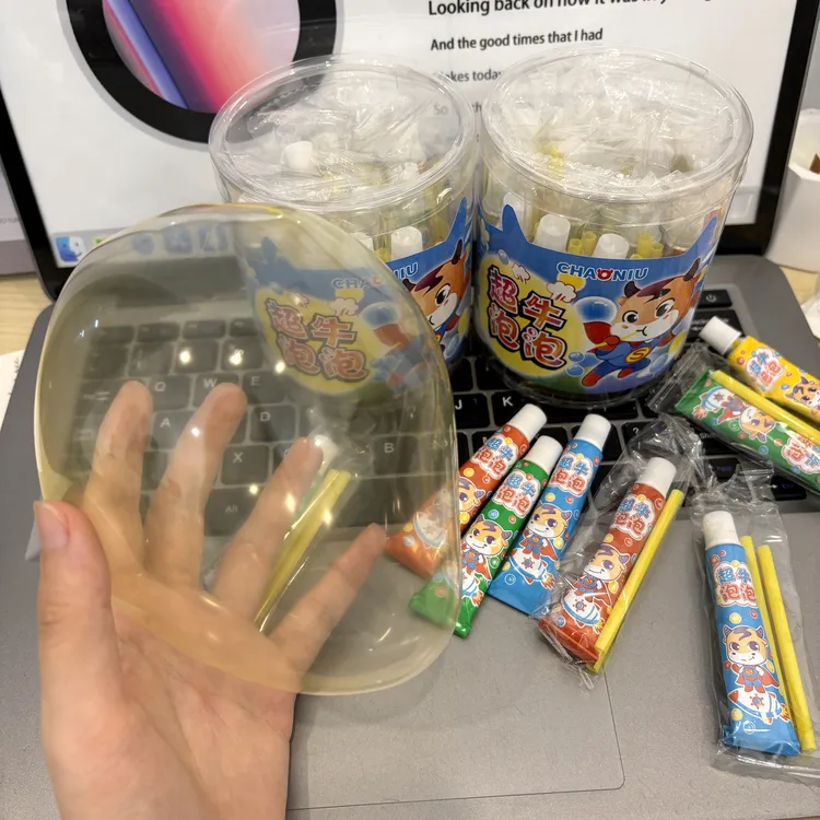 【咕噜】泡泡太空怀旧气球玩具童年七彩超牛安全吹球儿童无毒吹泡泡