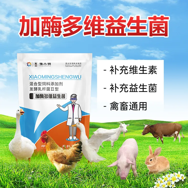 加酶多维益生菌 猪牛羊禽类通用补充维生素益生菌正品直销