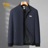 金盾正品秋季新款男士翻领防风商务休闲上衣外套夹克休闲男立领