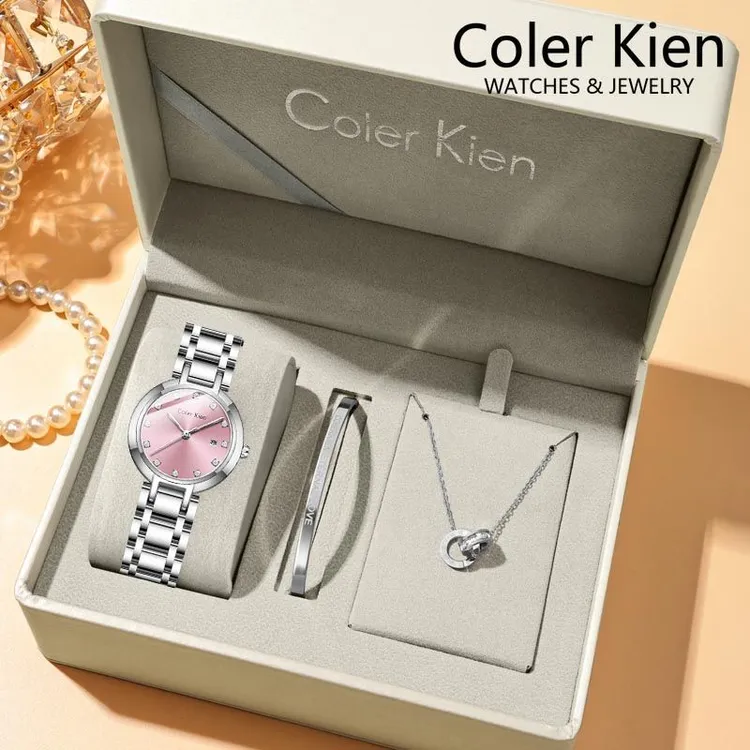 ColerKien【官方直营】全新粉星月系列时尚气质手表女专柜新款腕表