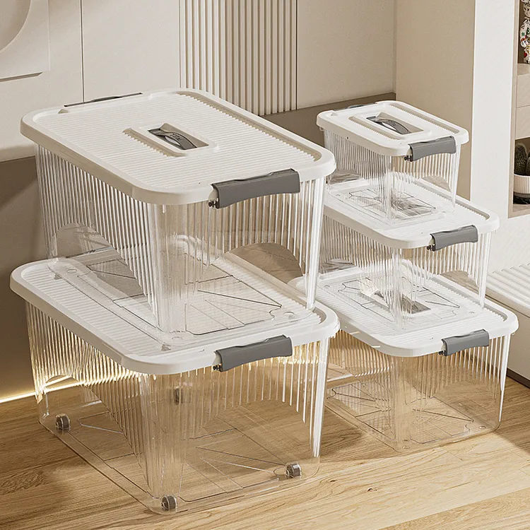 透明衣服收纳箱超大号家用卧室衣服被子杂物宝宝帽子秋冬款洋气