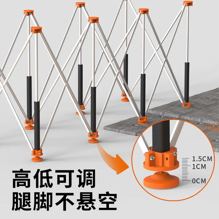 中弩蜘蛛腿木工折叠工作台加厚铝合金多功能瓷砖切割伸缩支撑架
