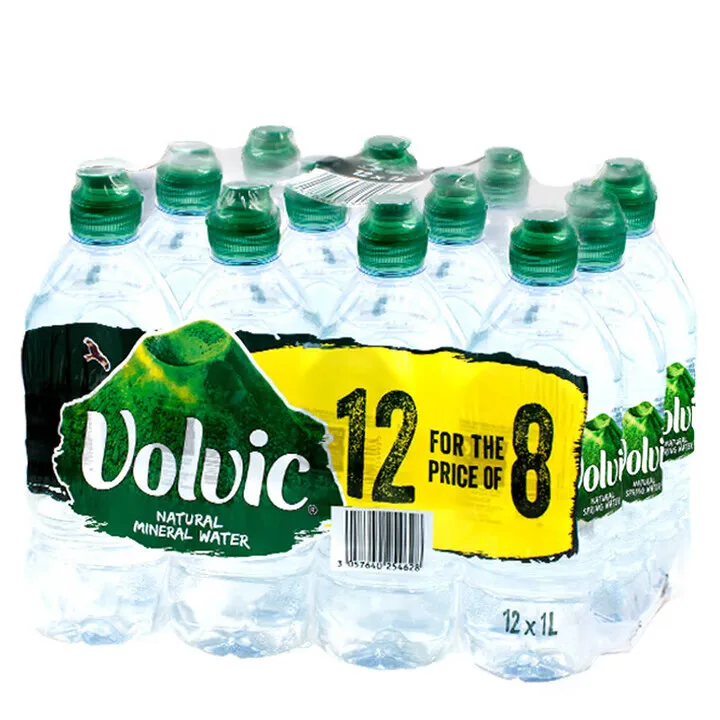 富维克天然矿泉水整箱饮用水瓶装水法国原装进口饮用1000ml*12瓶