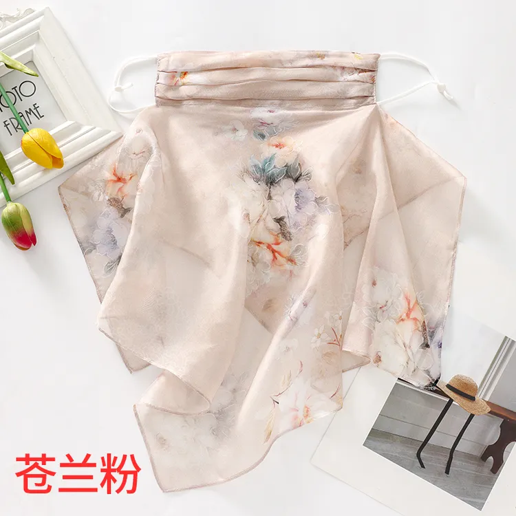 小方巾女真丝丝巾14姆米素绉缎100%桑蚕丝空姐白领巾丝绸围巾8074