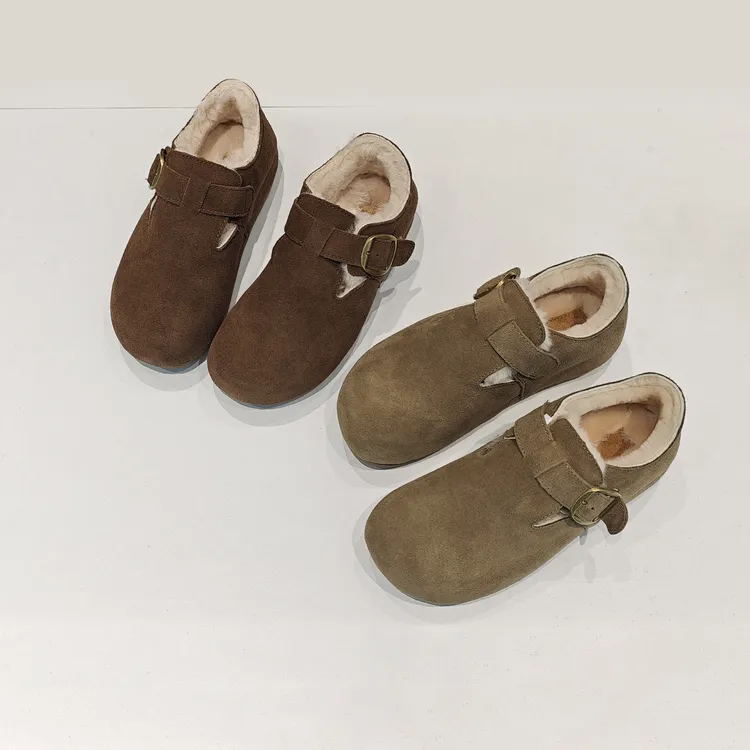 【余欢欢】秋冬季时尚百搭通勤舒适内增高勃肯鞋-YHX50099