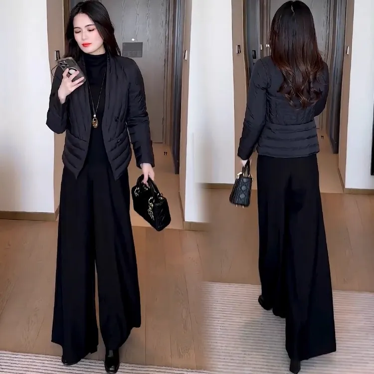 时尚宽松棉衣女2025冬季新款洋气显瘦小个子加厚保暖百搭棉服外套