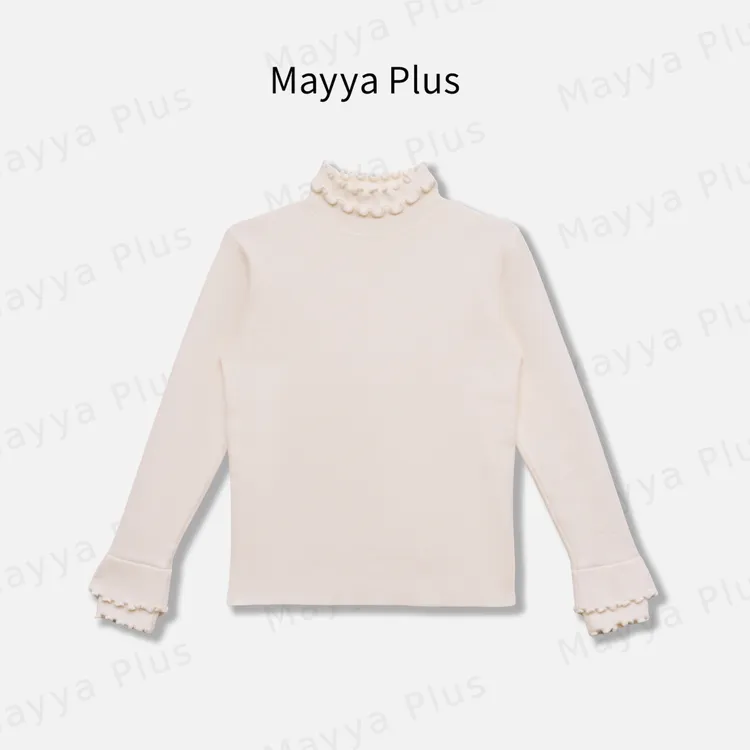 【过冬伴侣】Mayya Plus麦芽定制韩系高领毛茸茸针织打底衫32547363