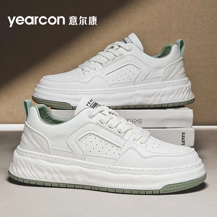 意尔康男鞋2025年秋季新款休闲运动青少年学生板鞋软底防滑小白鞋