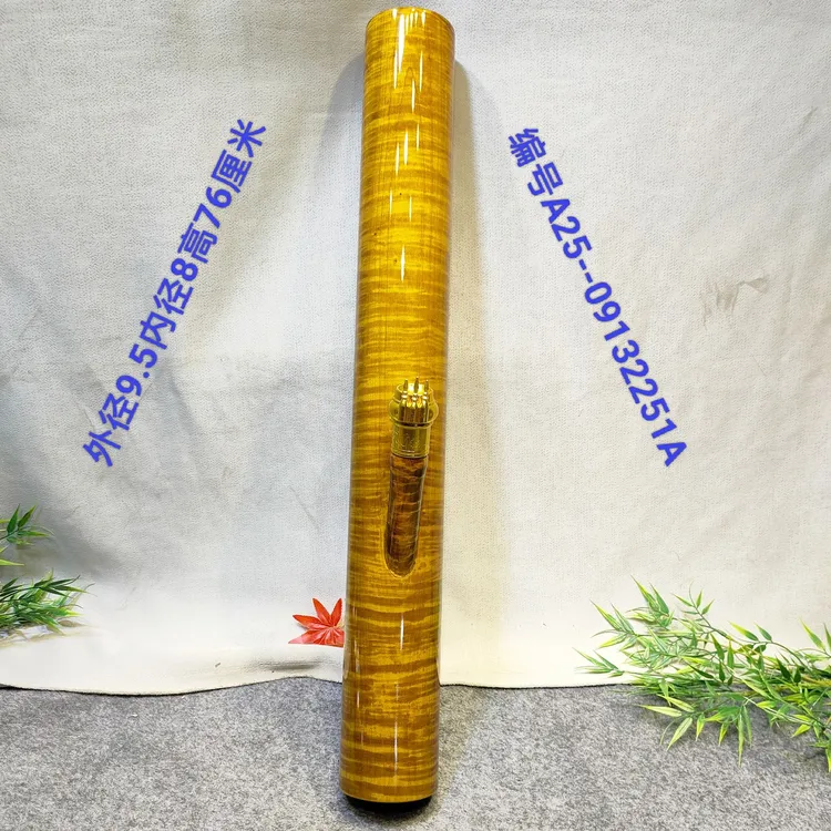 缅甸金丝楠实木老料水烟筒摆件热卖木质传统手工艺不易开裂便携式