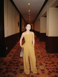 【内购】澳洲小众亚麻套装 可调节外套 (怒推)    250209