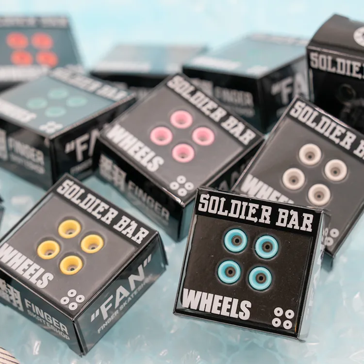 翻正品翻team专业手指滑板黑科技喇叭轮周边配件轮子糖果色精致