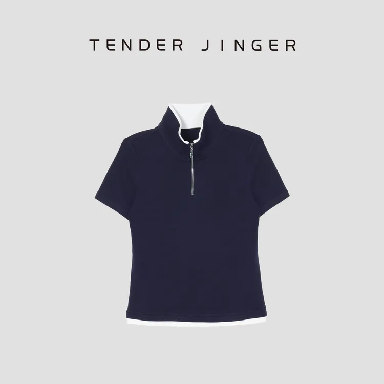 Tender Jinger立领半门襟运动套装T51SZS80406