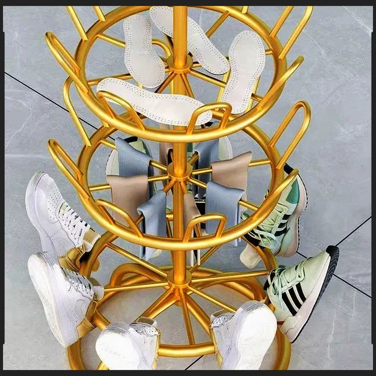 旋转晾鞋架阳台多层家用室外晾晒松弛感电动车神器晾鞋架晒鞋架子