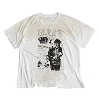 First Experiment电影脏脏T恤 水洗做旧脏染破坏短袖