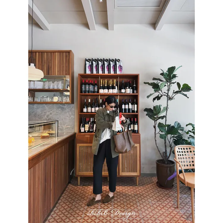 RRB Design「极简美学」高支高密棉软糯休闲松紧腰阔腿裤百搭九分裤