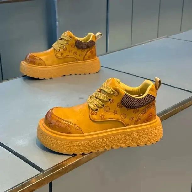 欧洲站男鞋秋冬欧美英伦风马丁靴男士百搭软底舒适厚底增高休闲鞋