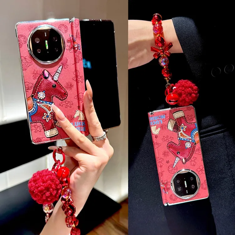 适用华为matex6手机壳新款vivoxfold5独角兽x7典藏版壳膜oppoN5/3