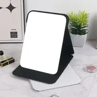 ins风化妆镜折叠镜子全面屏学生宿舍用梳妆镜台式桌面旅行便携