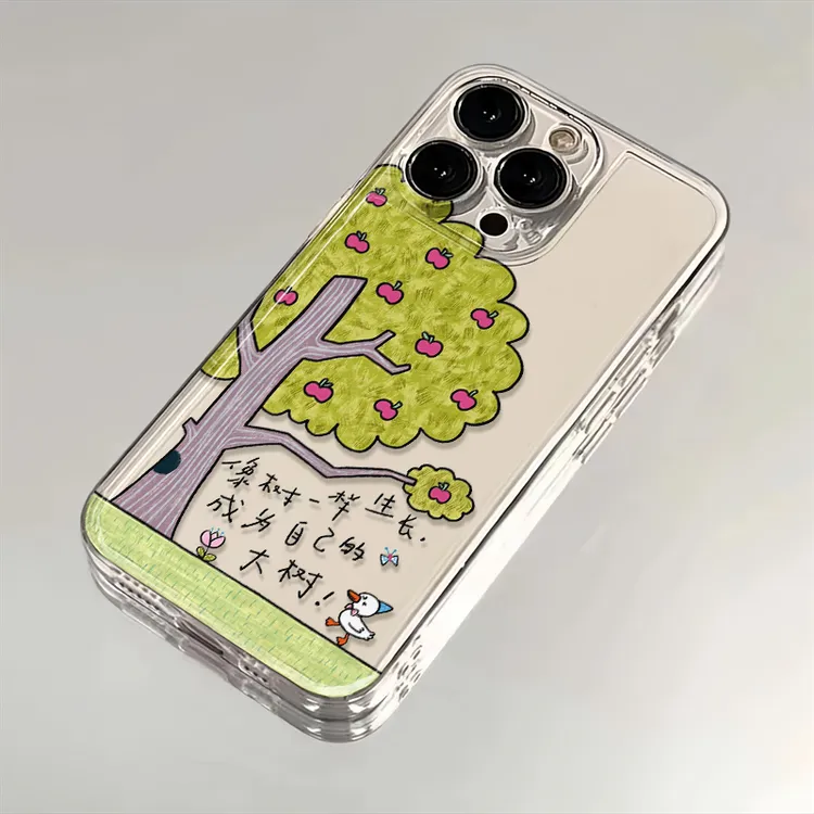像树一样生长适用苹果iPhone16promax14小米15华为70手机壳太空MT