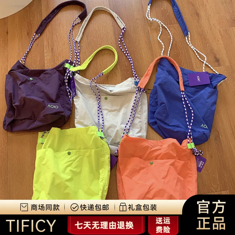TIFICY日系慵懒户外机能风男女情侣款轻便运动防泼水斜挎单肩包