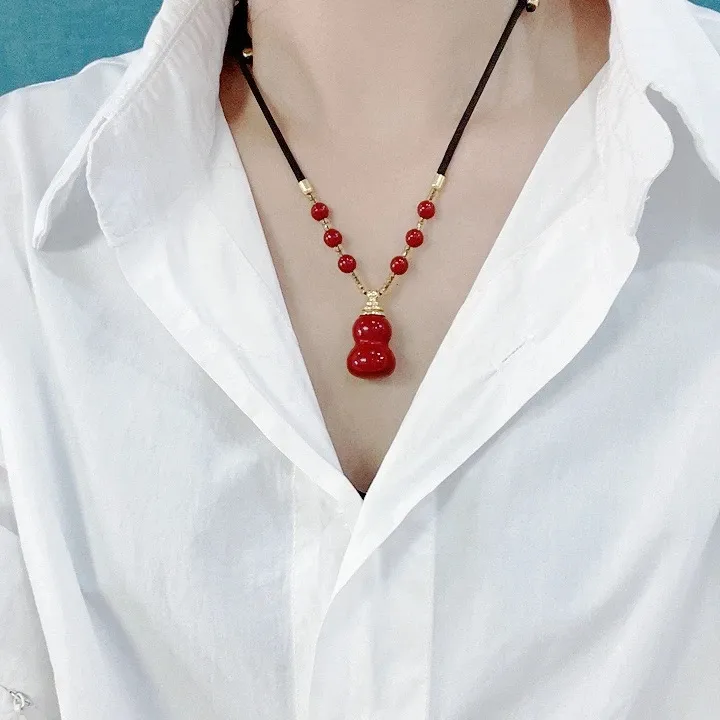 合金吊坠 【超值7·6】葫芦时尚百搭休闲款葫芦锁链男女