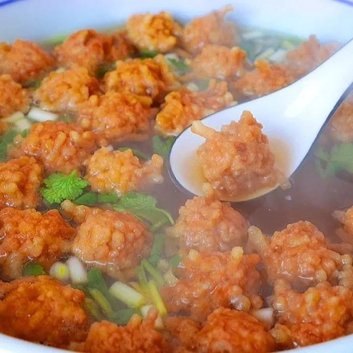 河南酥脆粉条焦丸子火锅麻辣烫烧汤咯嘣脆丸子油炸焦素干丸子速食