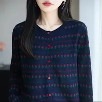 秋冬季长袖设计感丝绒上衣外套t143