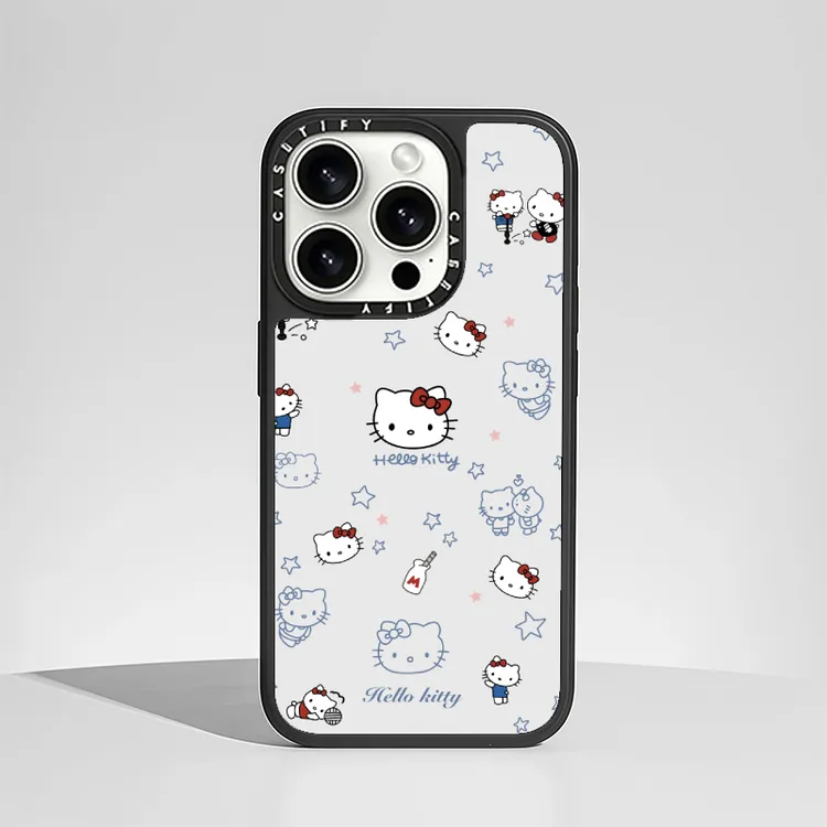 可爱KT猫适用苹果16手机壳13保护壳苹果iPhone15防指纹14PRO