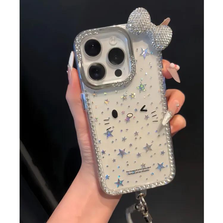 七壳子眨眼KT适用于苹果15手机壳1413ProMax可爱iPhone12软16